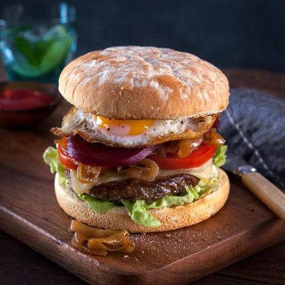 Aussie Burger with Beetroot