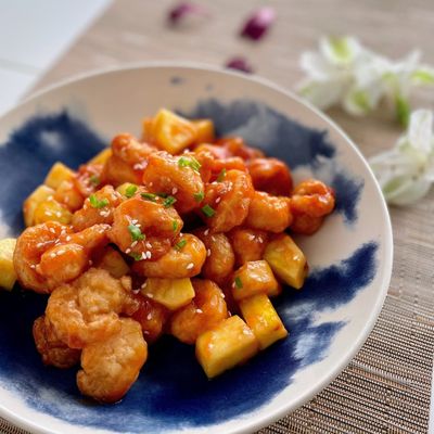Sweet and Sour Prawns