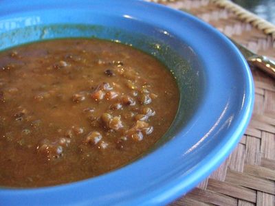 Bubur Kacang Hijau (Mung Bean Coconut Porridge)