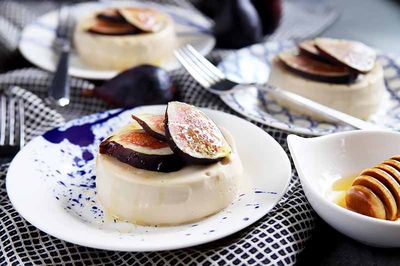 Fig and Honey Panna Cotta