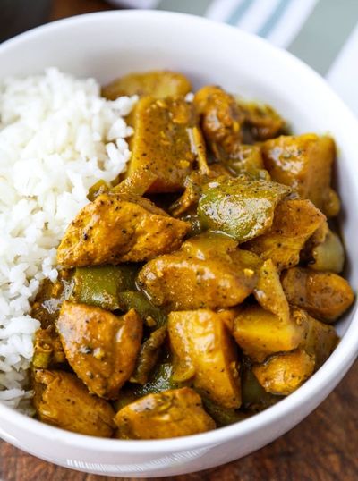 Authentic Jamaican Curry Chicken