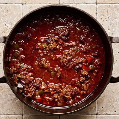 Mixed Meat and Bean Chilli