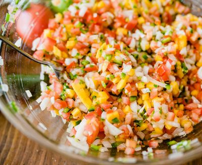 Pineapple Salsa with Coriander