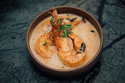 Prawn, Lemongrass and Coconut Soup (Tom Yum)