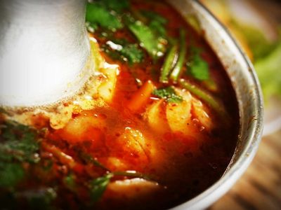 Tom Yum Gai Soup (Hot and Sour Chicken Soup)